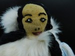inuit fur doll bead face a